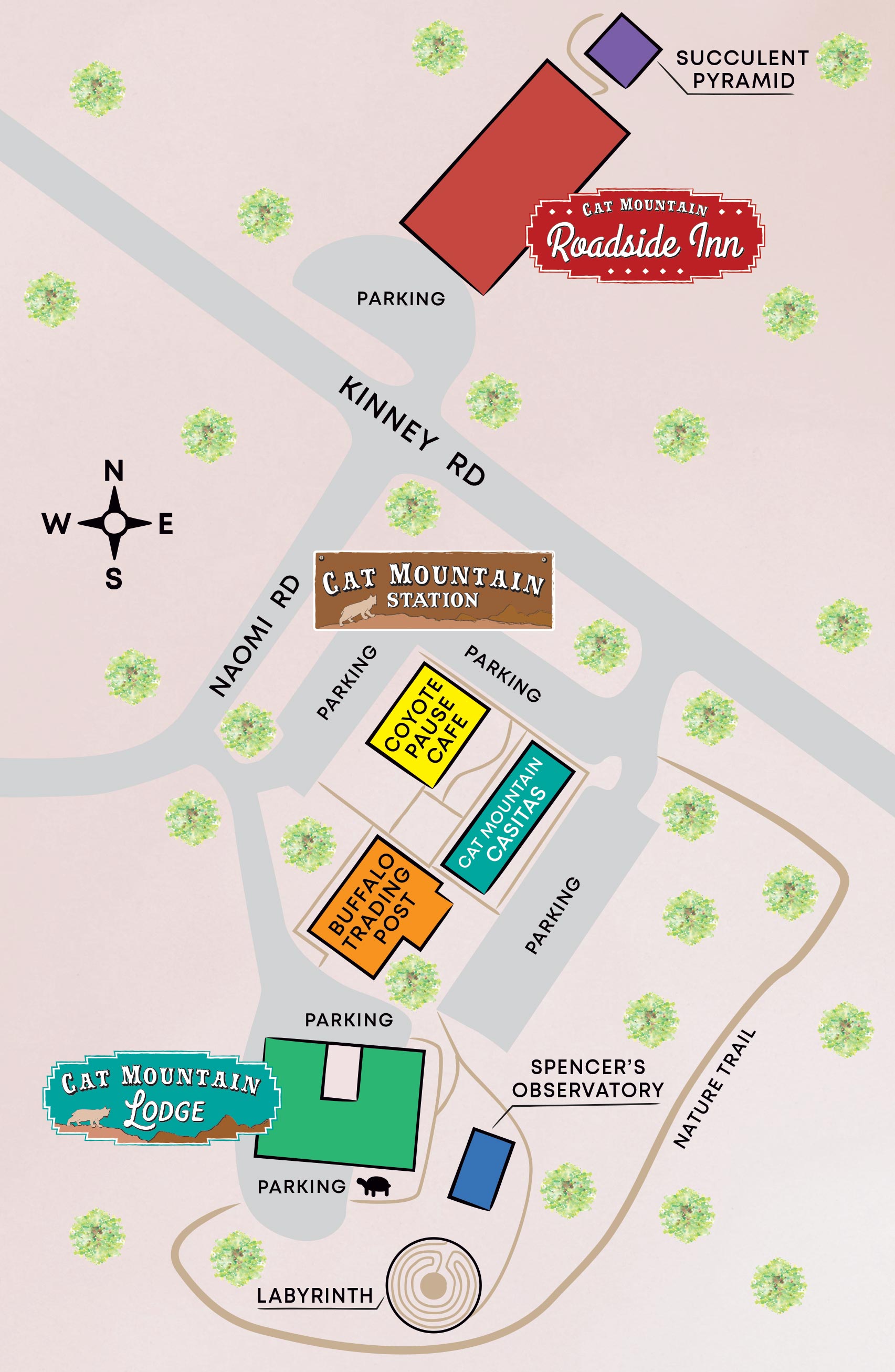 Map of Cat Mountain Station shopping center