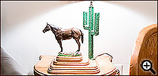 Decor in Davy Crockett Room